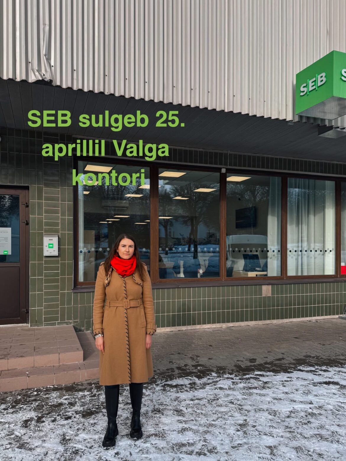 SEB SULGEB PANGAKONTORI | Valgamaa jääb jälle tükike vaesemaks.